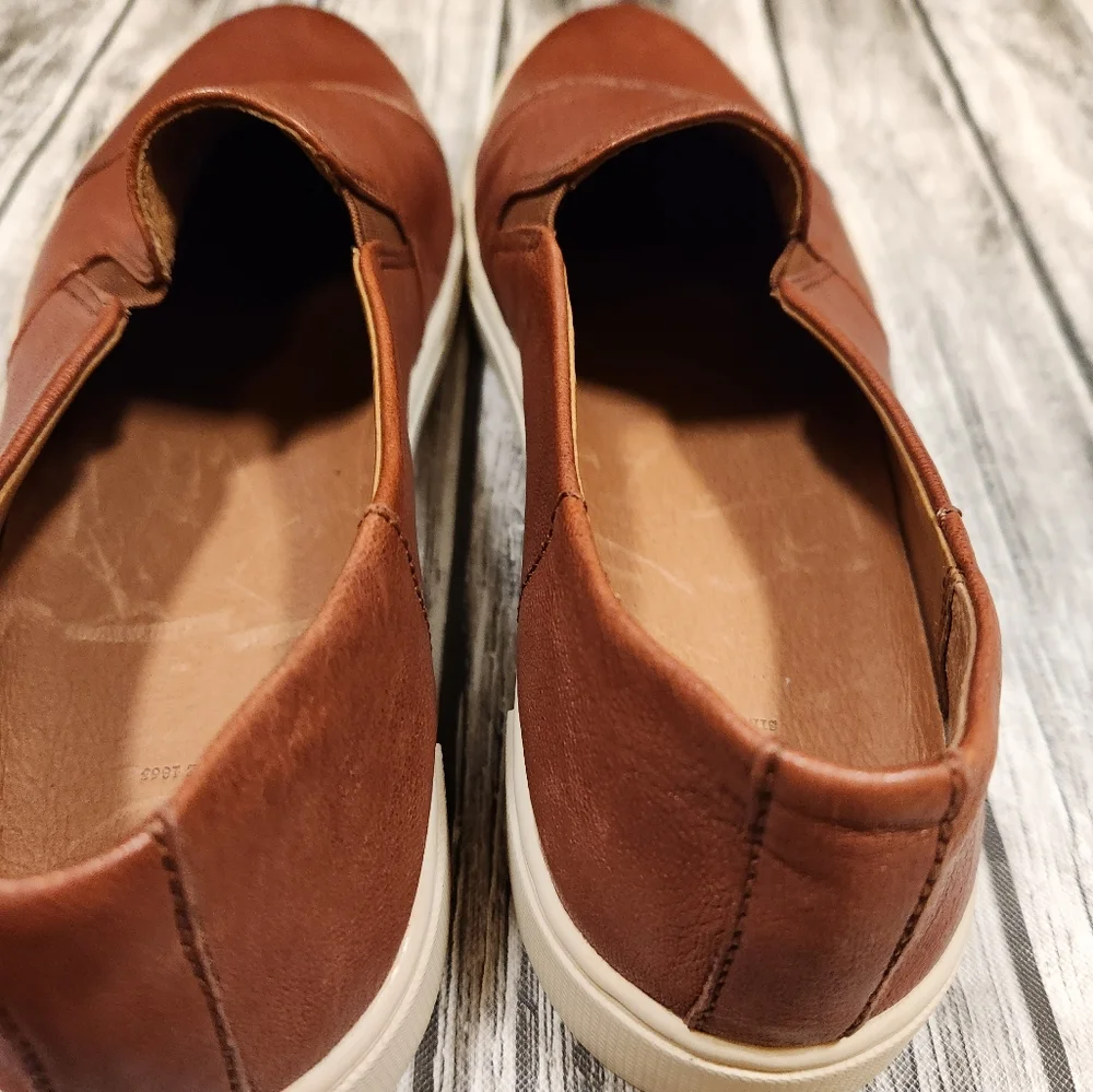 Frye Ivy‎ Slipons in Cognac